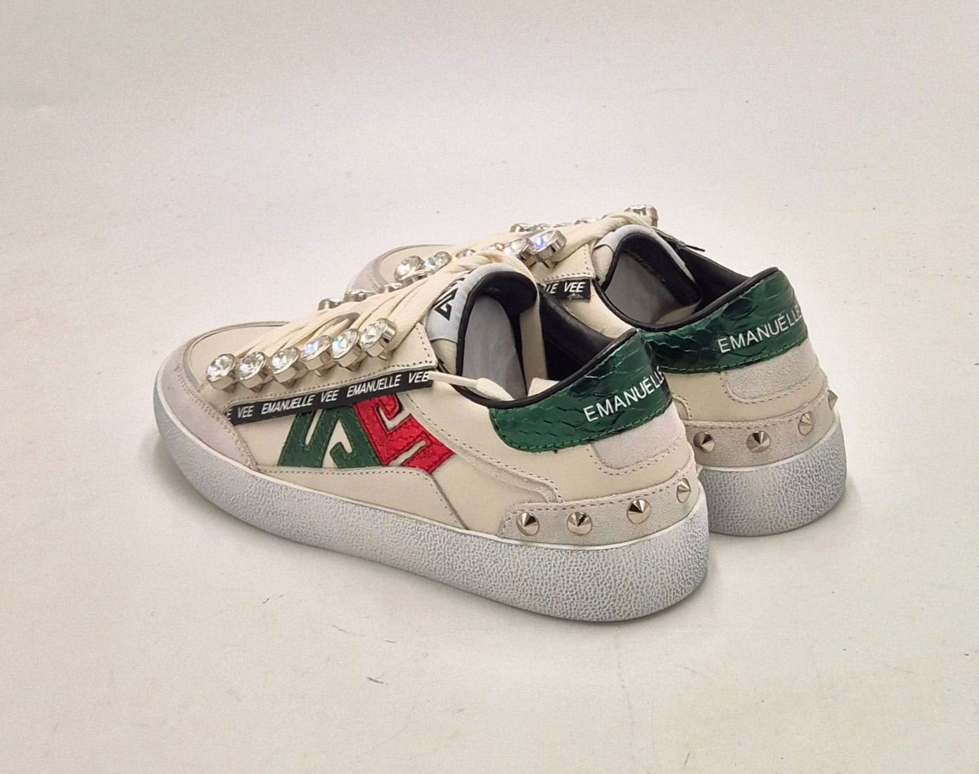 Emanuelle Vee sneaker bassa pelle panna P30013P011CB