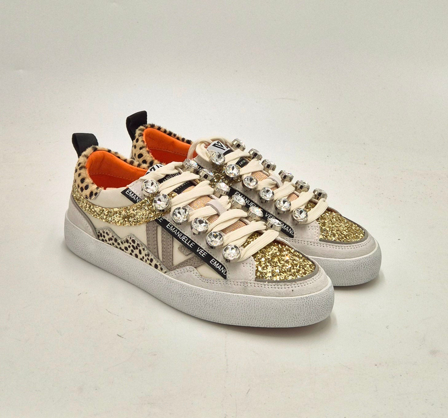 Emanuelle Vee sneakers pelle panna 3001P011CB