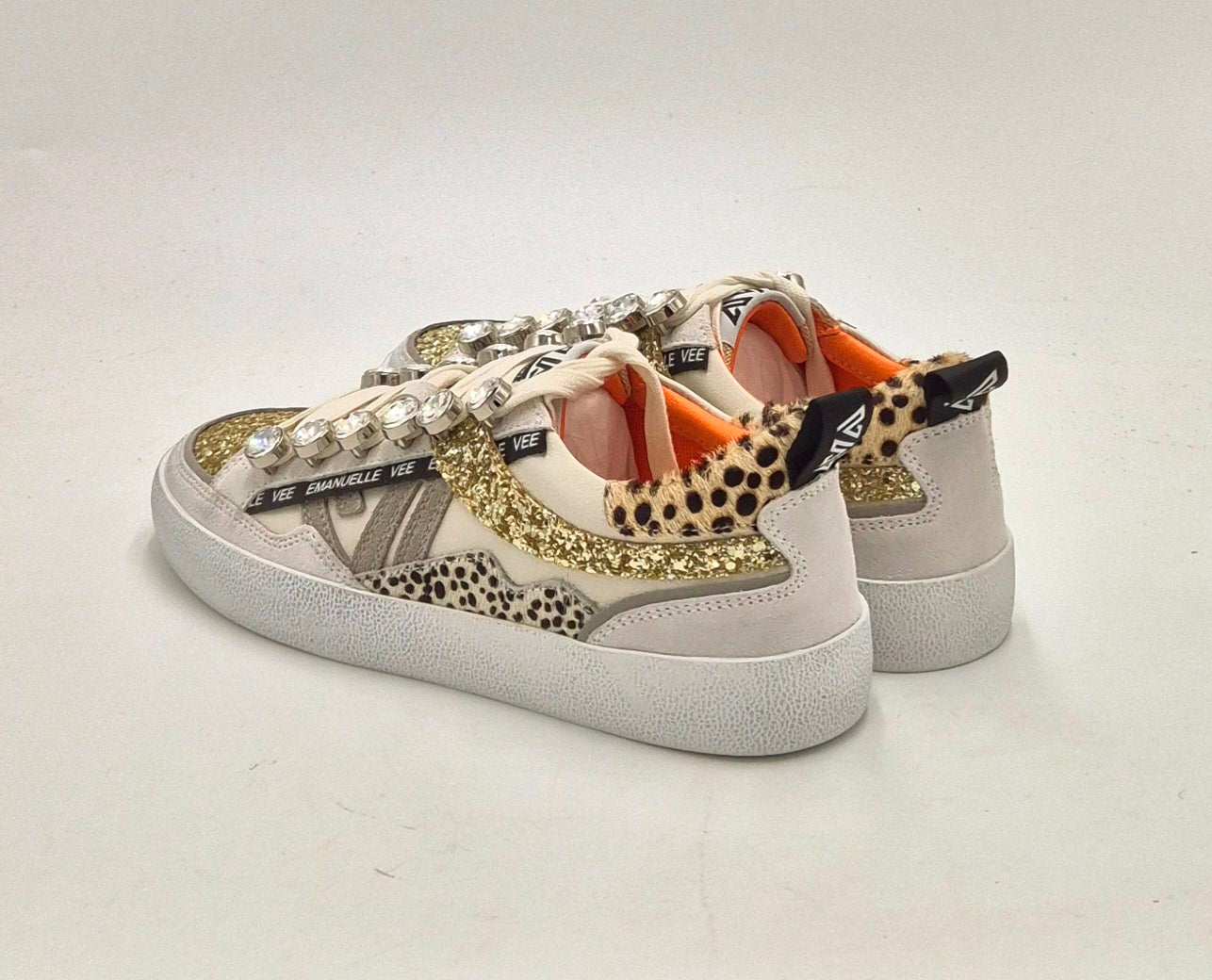 Emanuelle Vee sneakers pelle panna 3001P011CB