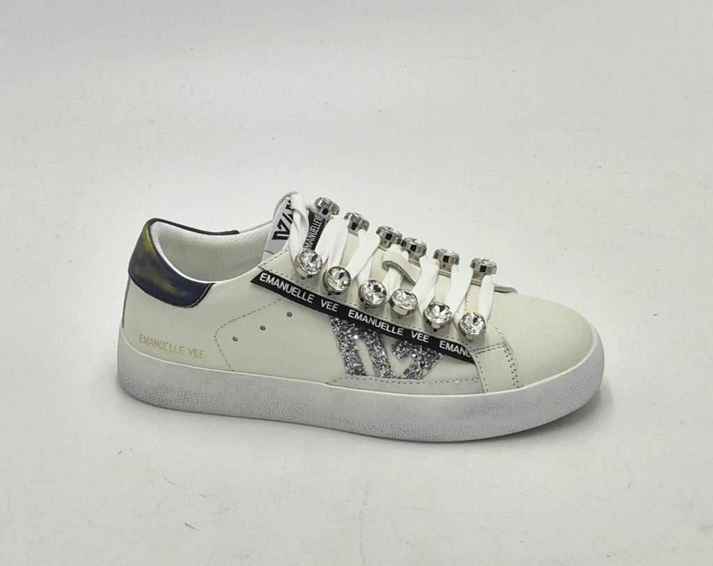 Emanuelle Vee sneakers pelle bianca 30022P145CB