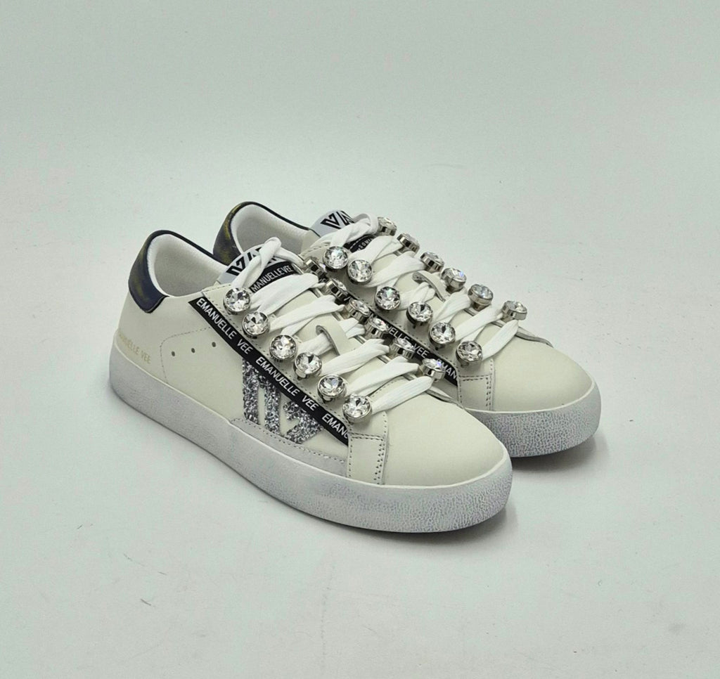 Emanuelle Vee sneakers pelle bianca 30022P145CB
