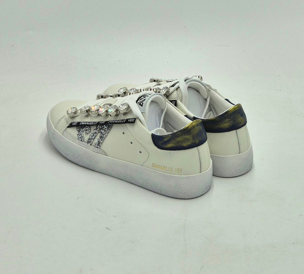 Emanuelle Vee sneakers pelle bianca 30022P145CB