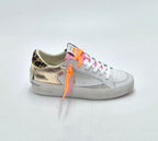 Crime sneakers SK8 Deluxe Heel pelle bianca 20131PP7