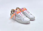 Crime sneakers SK8 Deluxe Heel pelle bianca 20131PP7
