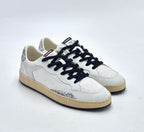 Crime sneakers pelle Chelsea bianco/glitter argento 21203PP7