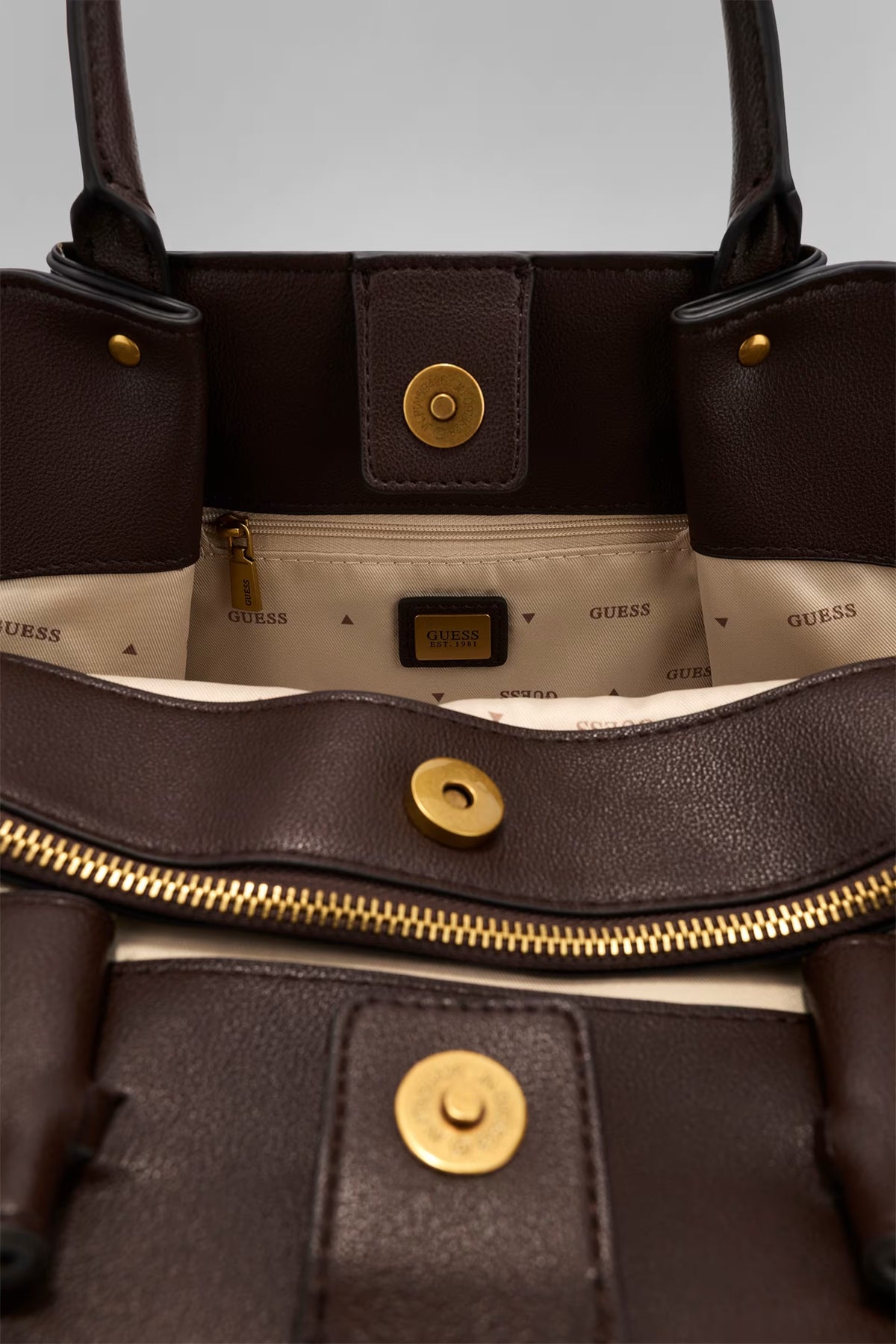 Guess Borsa a mano Allegra in ecopelle HWBG2237060BRO moro