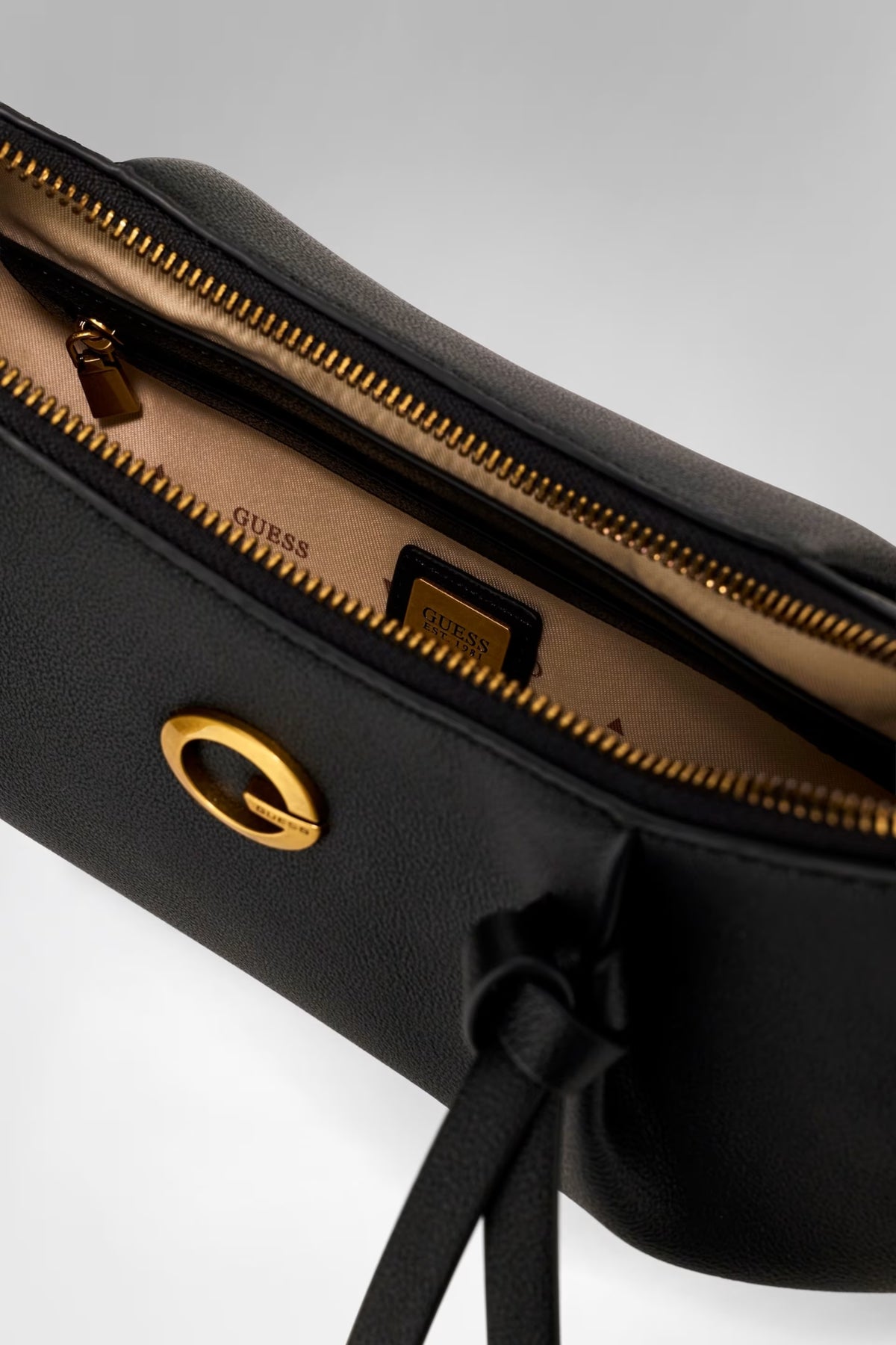Guess Borsa a spalla Allegra in ecopelle HWBG2237180BLA nero