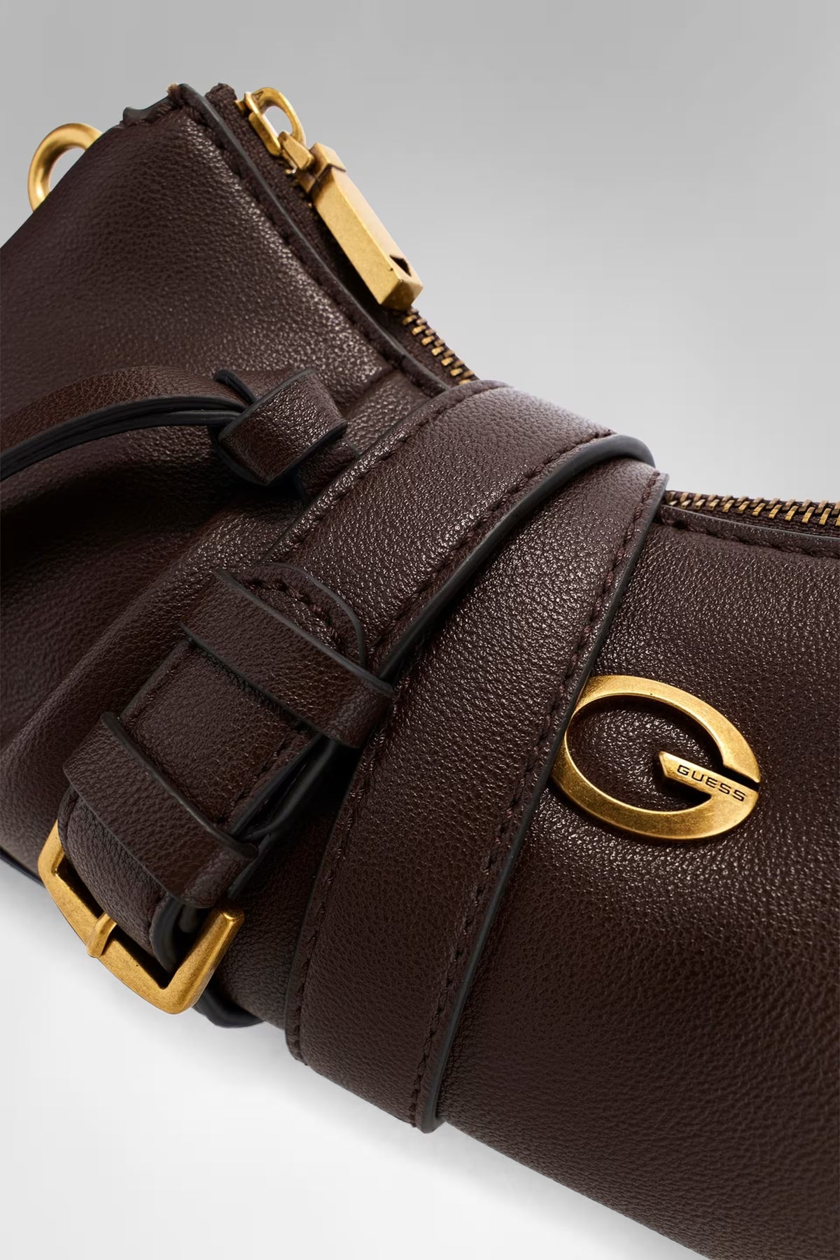 Guess Borsa a spalla Allegra in ecopelle HWBG2237180BRO moro