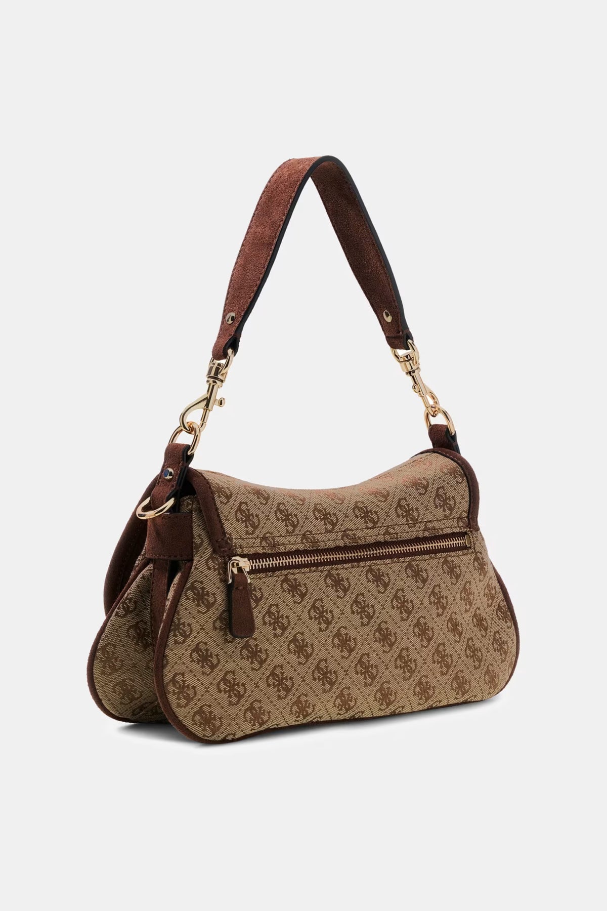 Guess borsa logata a spalla Samantha HWJG2313146LGW marrone