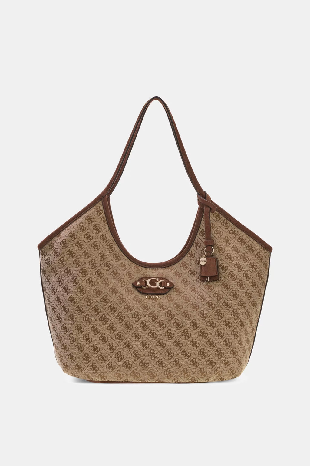 Guess borsa logata Samantha HWJG2313230LGW marrone