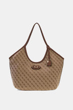 Guess borsa logata Samantha HWJG2313230LGW marrone
