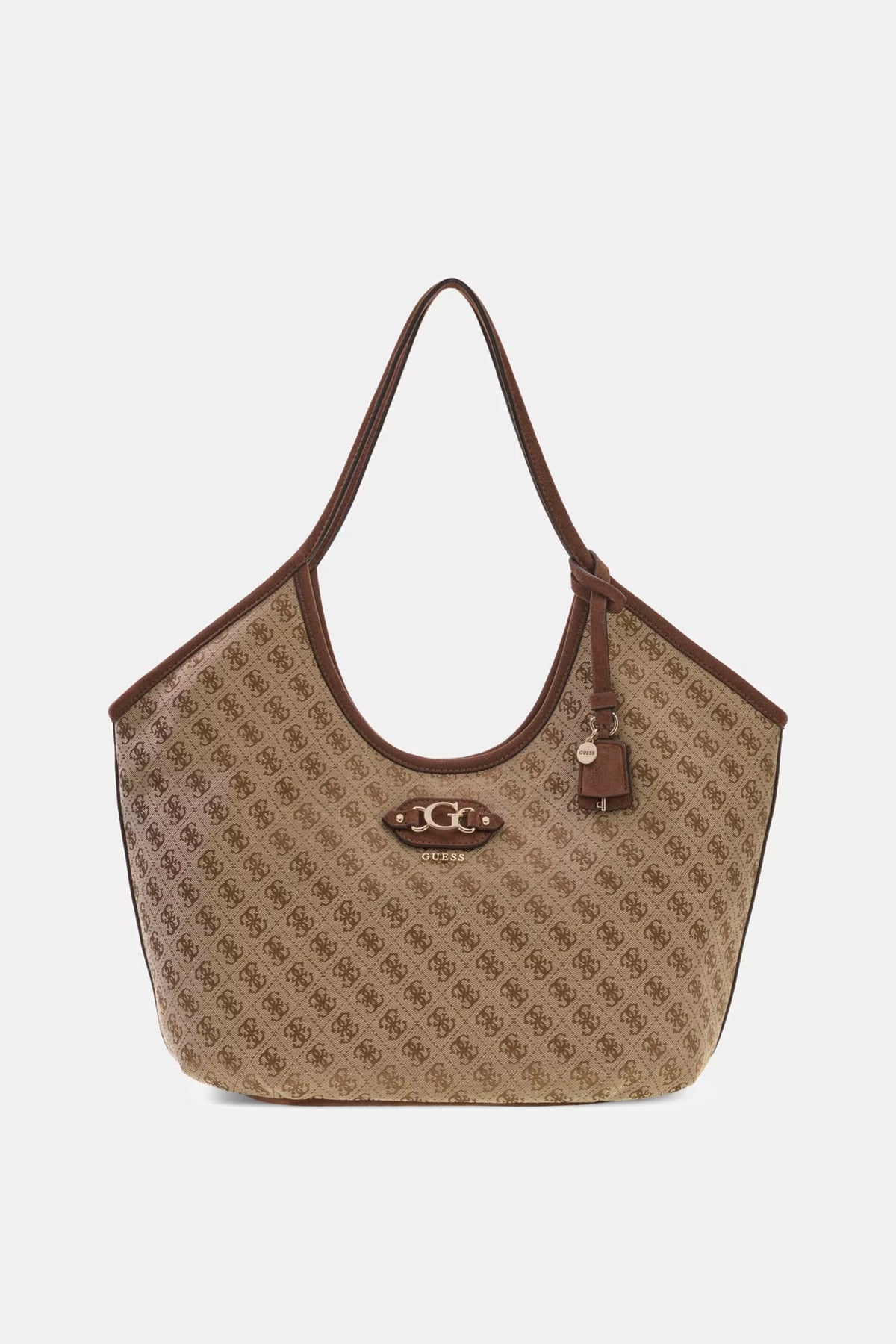 Guess borsa logata Samantha HWJG2313230LGW marrone