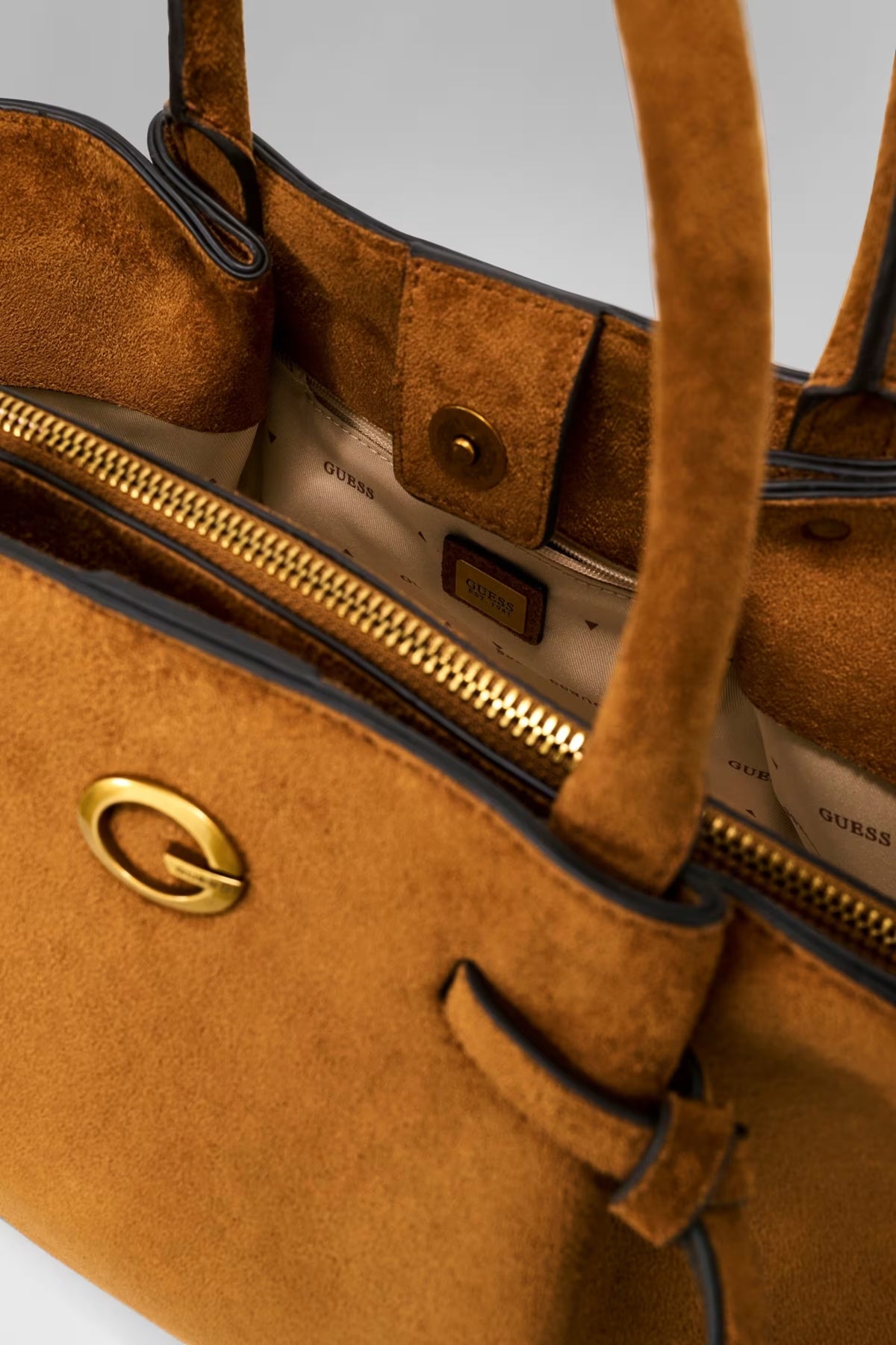 Guess Borsa a mano Allegra in suede HWSG2237060COG  COGNAC