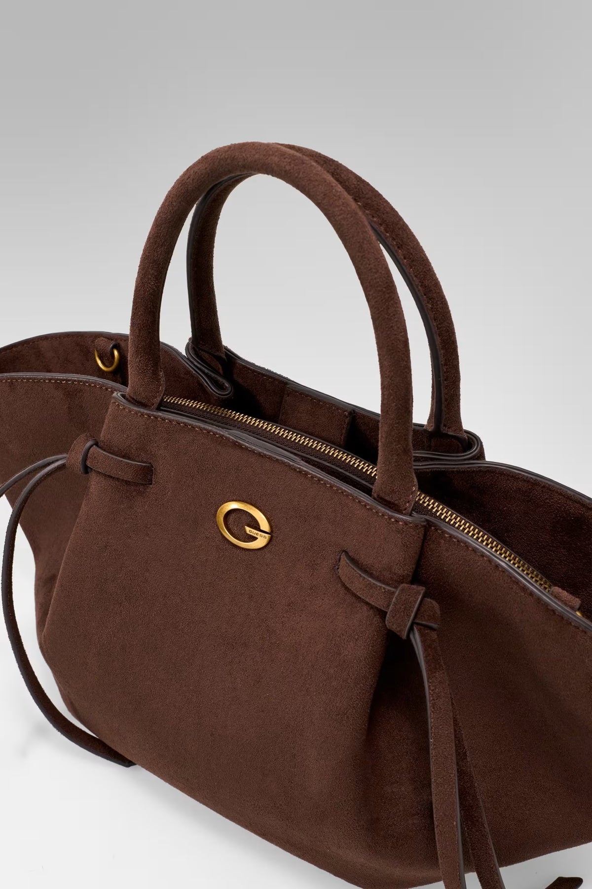 Guess Borsa a mano Allegra in suede HWSG2237060 MARRONE MORO