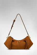 Guess Borsa a spalla Allegra in suede HWSG2237180COG  COGNAC