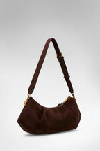 Guess Borsa a spalla Allegra in suede HWSG2237180ESP moro