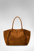 Guess Borsa a spalla Allegra in suede HWSG2237230COG cognac