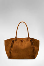 Guess Borsa a spalla Allegra in suede HWSG2237230COG cognac
