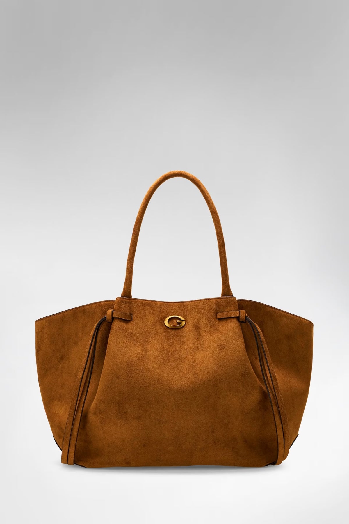 Guess Borsa a spalla Allegra in suede HWSG2237230COG cognac