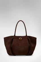 Guess Borsa a spalla Allegra in suede HWSG2237230ESP moro