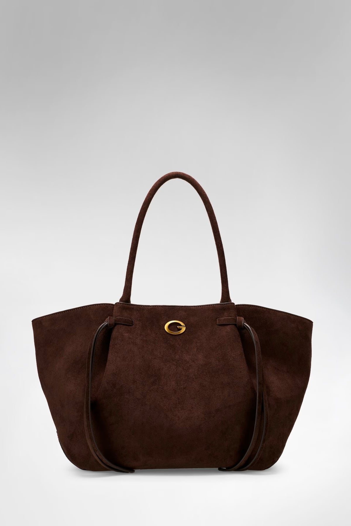Guess Borsa a spalla Allegra in suede HWSG2237230ESP moro