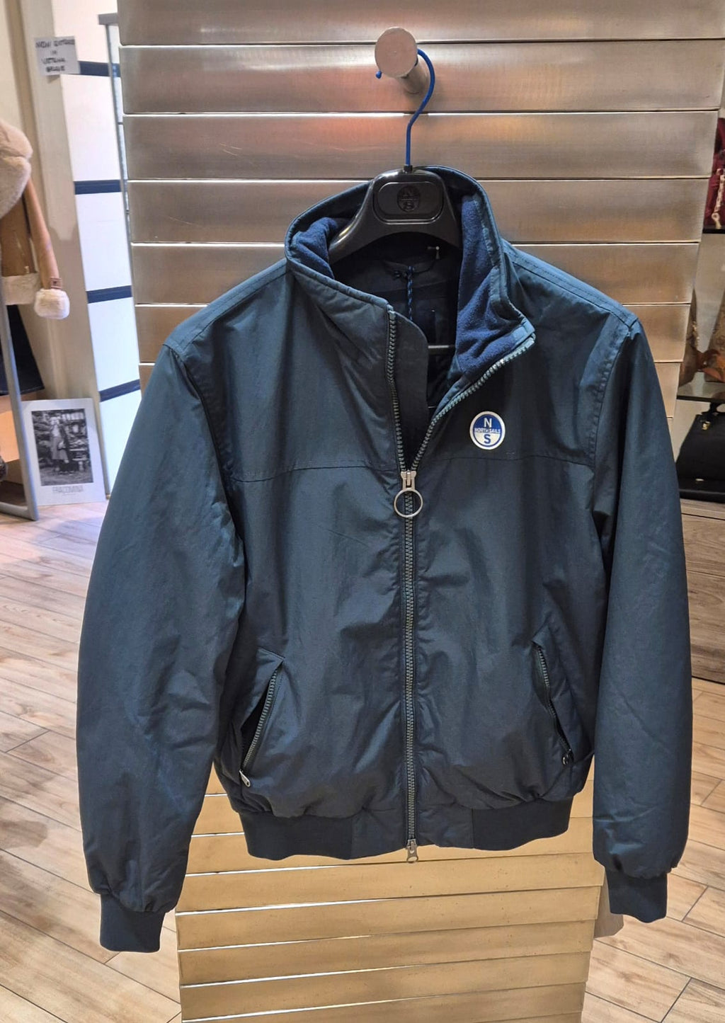 North Sails giacca sailors colore verde petrolio 6033050851