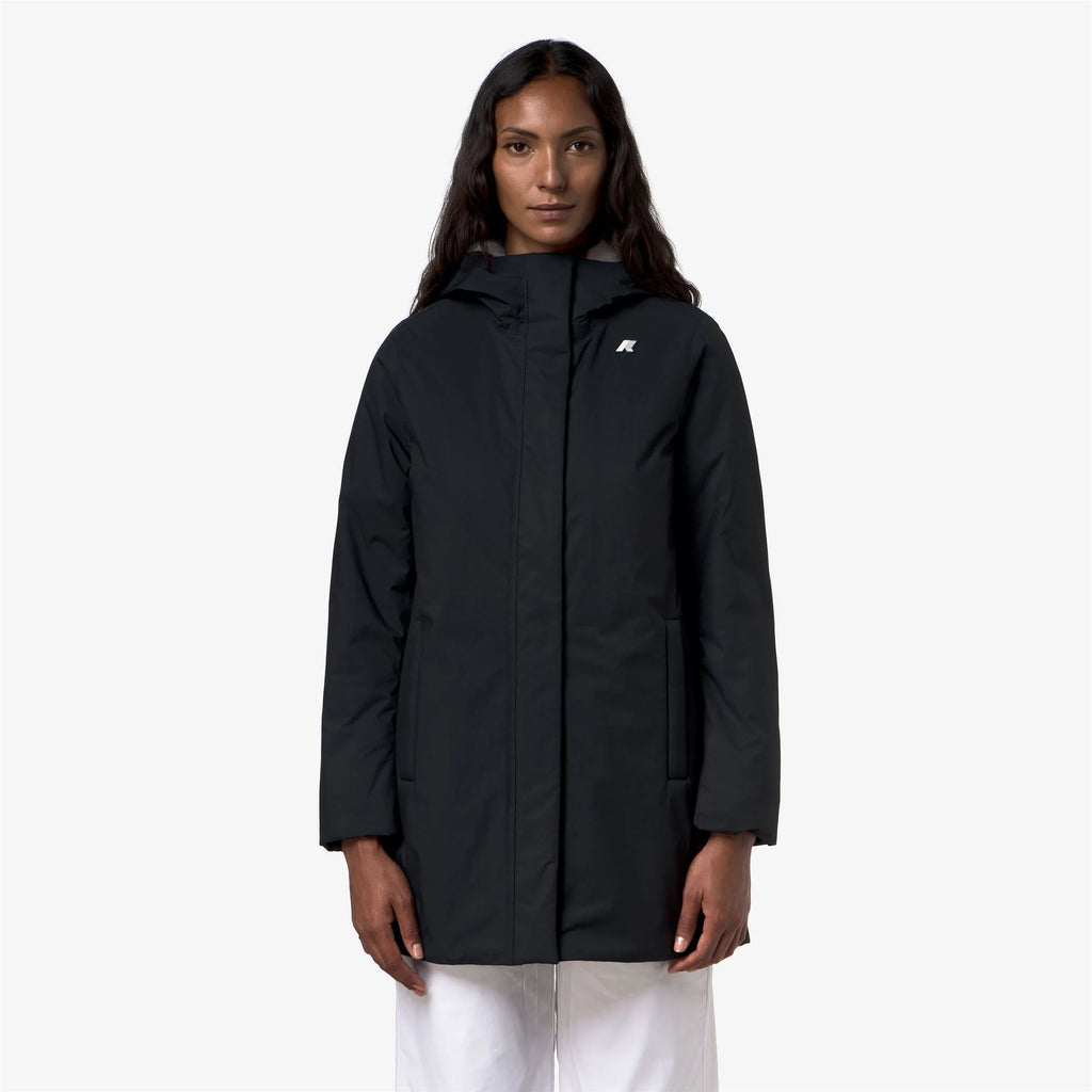 K-way giacca Sophie twill soft beaver K8144CWDCB nero