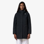 K-way giacca Sophie twill soft beaver K8144CWDCB nero