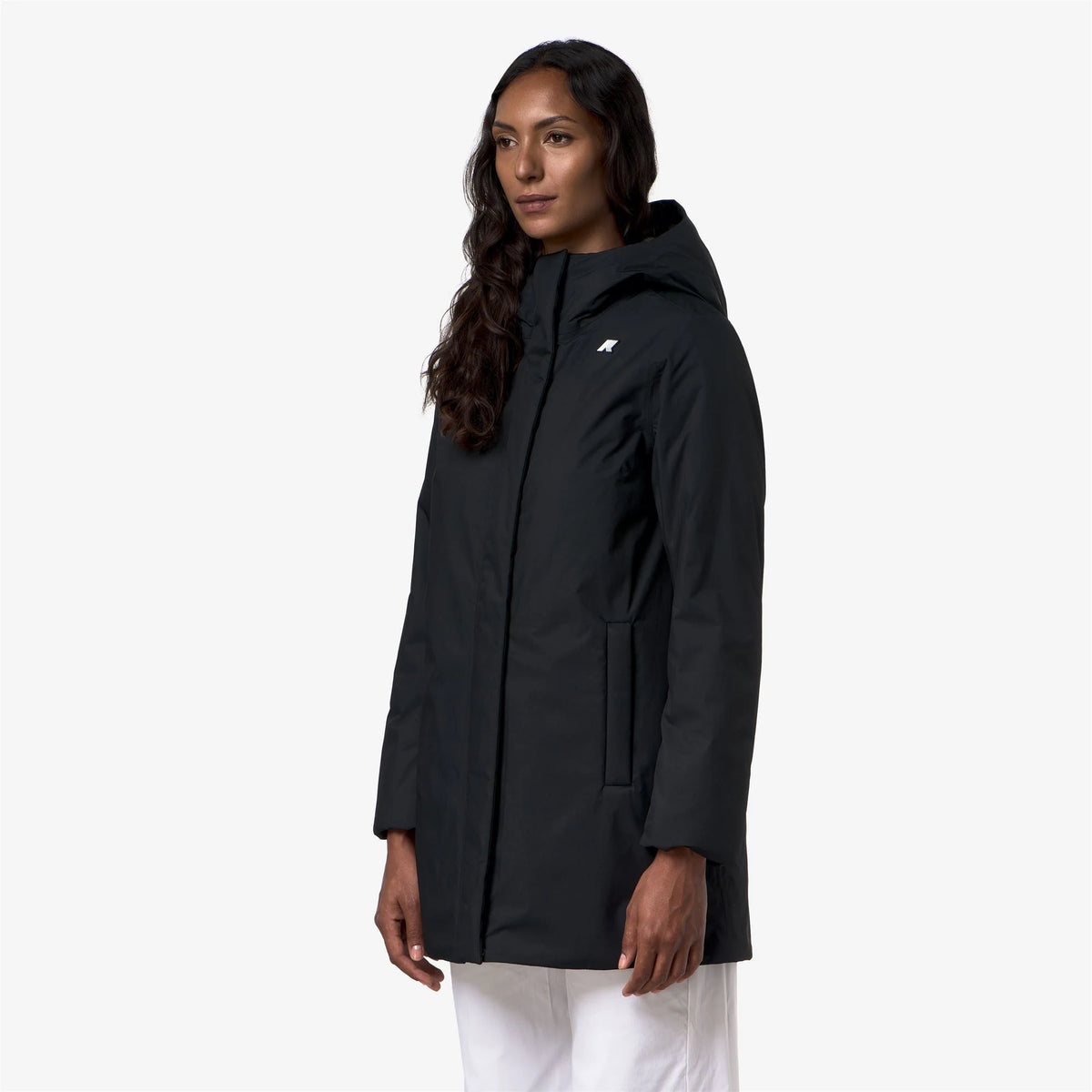 K-way giacca Sophie twill soft beaver K8144CWDCB nero