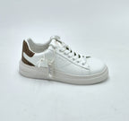 Guess sneaker con toppone logato bianco/beige FLJELBFAL12