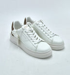 Guess sneaker con toppone logato bianco/beige FLJELBFAL12