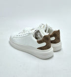 Guess sneaker con toppone logato bianco/beige FLJELBFAL12