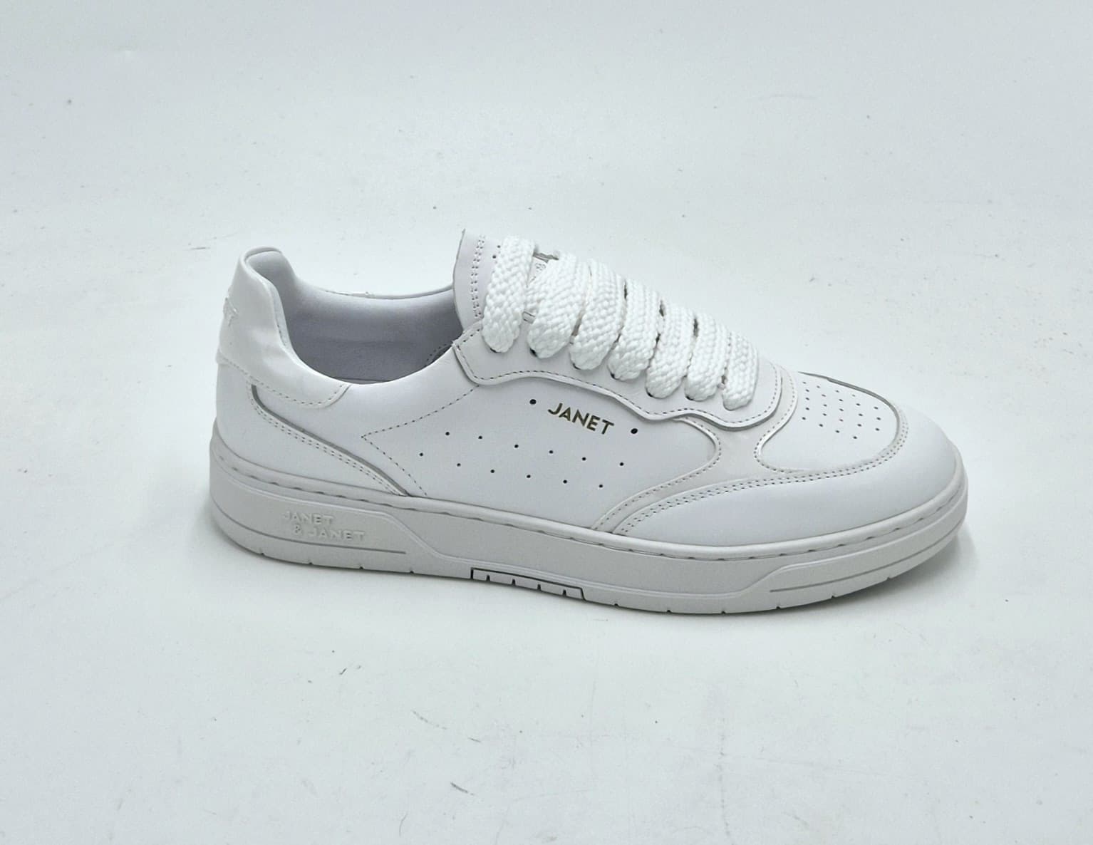 Janet & Janet sneakers pelle bianca J090A