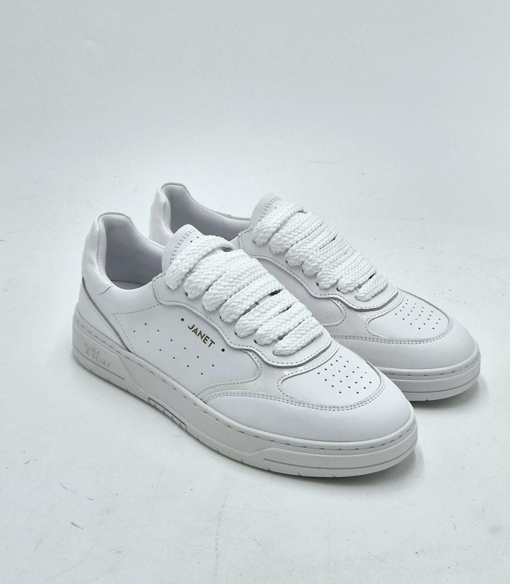 Janet & Janet sneakers pelle bianca J090A