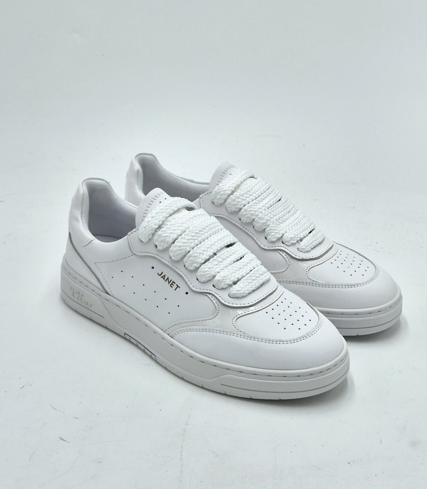 Janet & Janet sneakers pelle bianca J090A