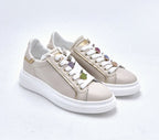 Meline' sneaker pelle avorio 608 ACC-BI