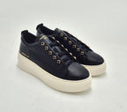 Emanuelle Vee sneakers pelle bottalata 452P50315P138 nero