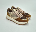 Janet & Janet sneaker J411E cuoio/gold /beige