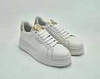 Janet & Janet sneaker J431B white/gold/platino pelle