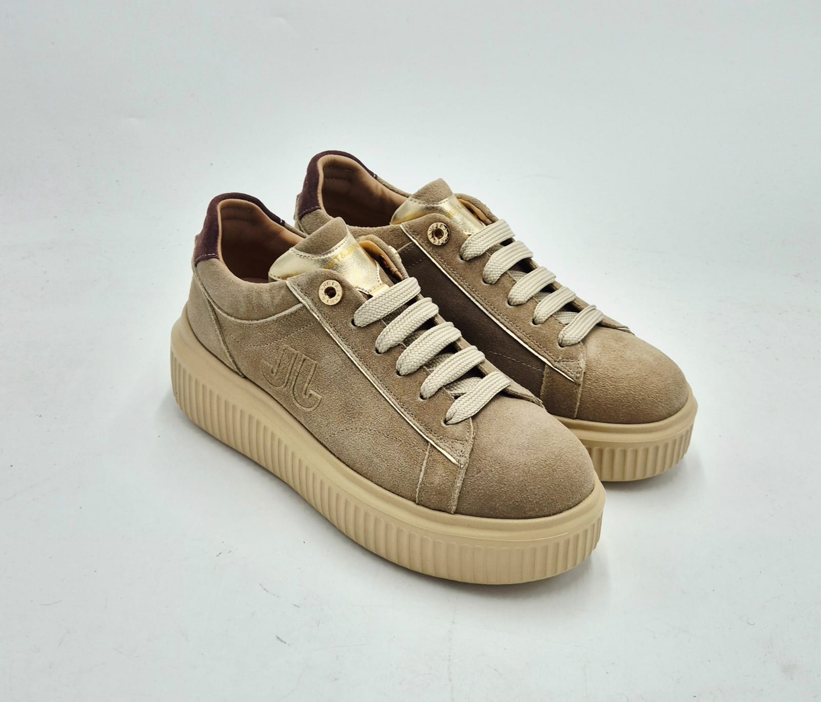 Janet & Janet sneaker J402 camoscio cappuccino