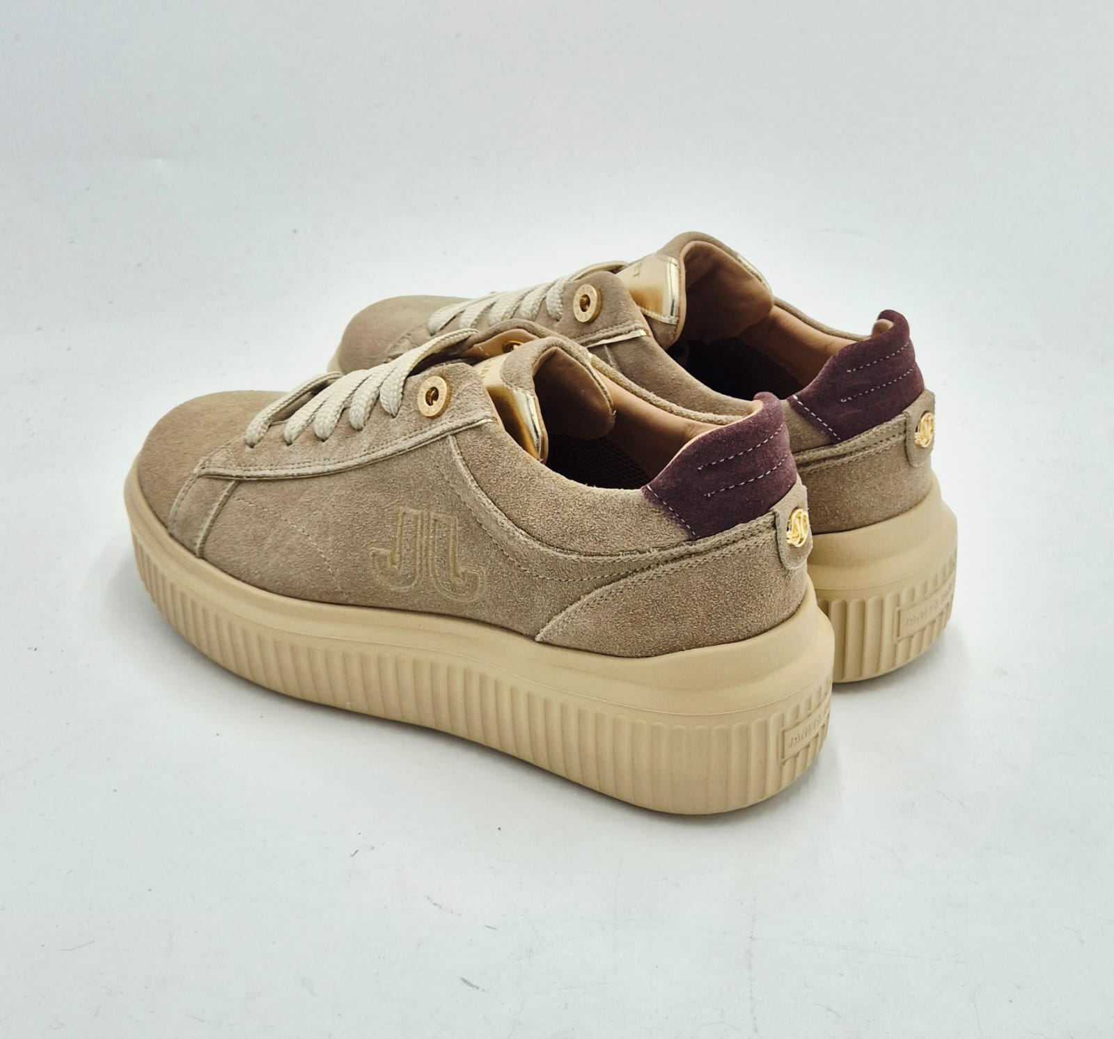 Janet & Janet sneaker J402 camoscio cappuccino