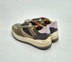 Janet & Janet sneaker J410 truffle/verde/glicine