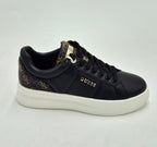 Guess sneaker in pelle FLFWLLPEL12BLKBR nero/logato