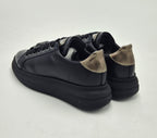 Meline' sneaker pelle made in italy 665BIW189 nero