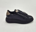 Meline' sneaker pelle made in italy 665BIW189 nero