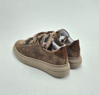 Meline' sneaker pelle made in italy 665SBI/W187 camoscio bronzo