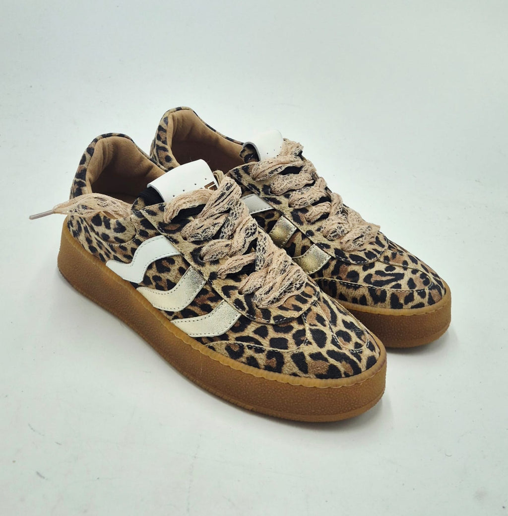 Meline' sneakers in pelle made in italy 10SBT/MACULATO