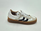 Meline' sneakers in pelle made in italy 10PSBT/W12 ghiaccio in pelle