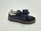 Meline' sneaker pelle made in italy 526FBSBT/W64 pelle e camoscio nero