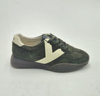 Khe.noo sneaker uomo camoscio verde  A00K9774417